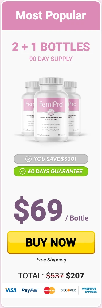 FemiPro 3 bottles